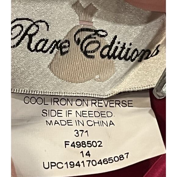 Rare Editions Vibrant Fuschia High Low Special Occasion Girls Dress Size 14 - Picture 9 of 9